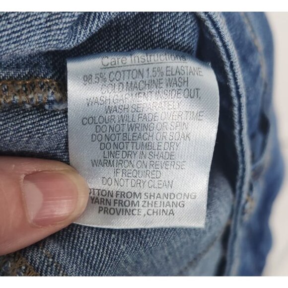 ModCloth x Princess Highway Women's Sz. 26W Floral Embroidered Wide Leg Jeans - Picture 7 of 7